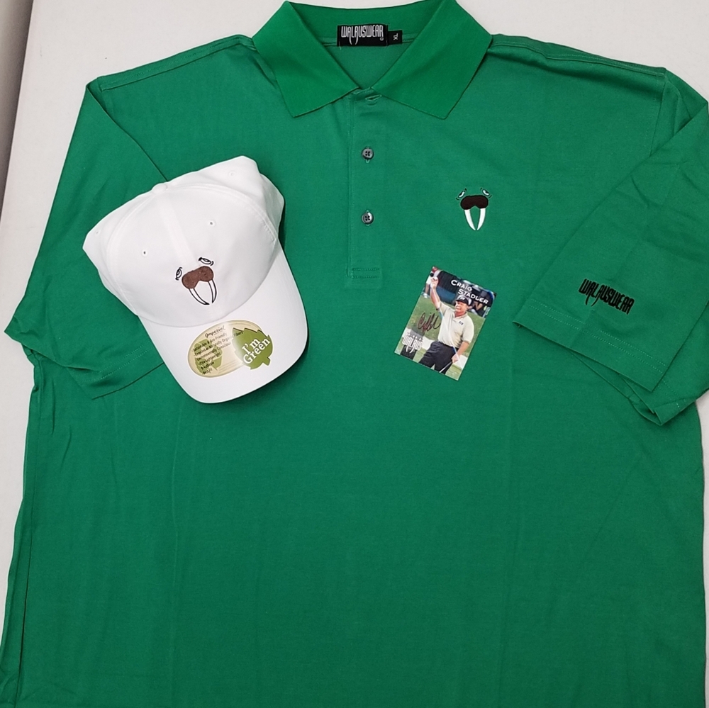 Golf Polo shirt by Craig Stadler The Walrus! 1982 Masters Champion!!